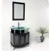 Fresca Contento 30" Modern Bathroom Vanity w/Tempered Glass Sink - B004TJVKNO